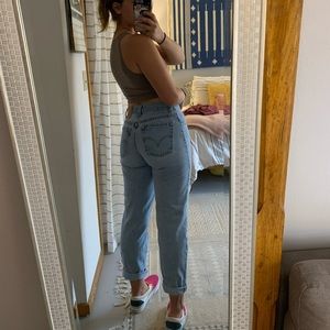 Classic light wash vintage Levi’s